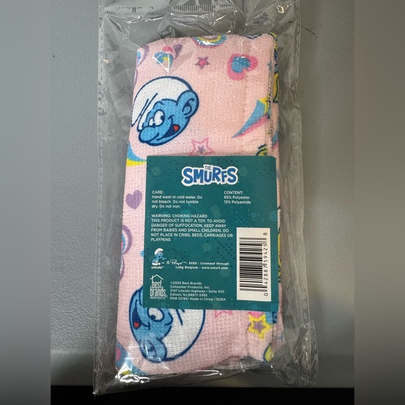 The Smurfs Pink Microfiber Hair Towel - Picture 2 of 2